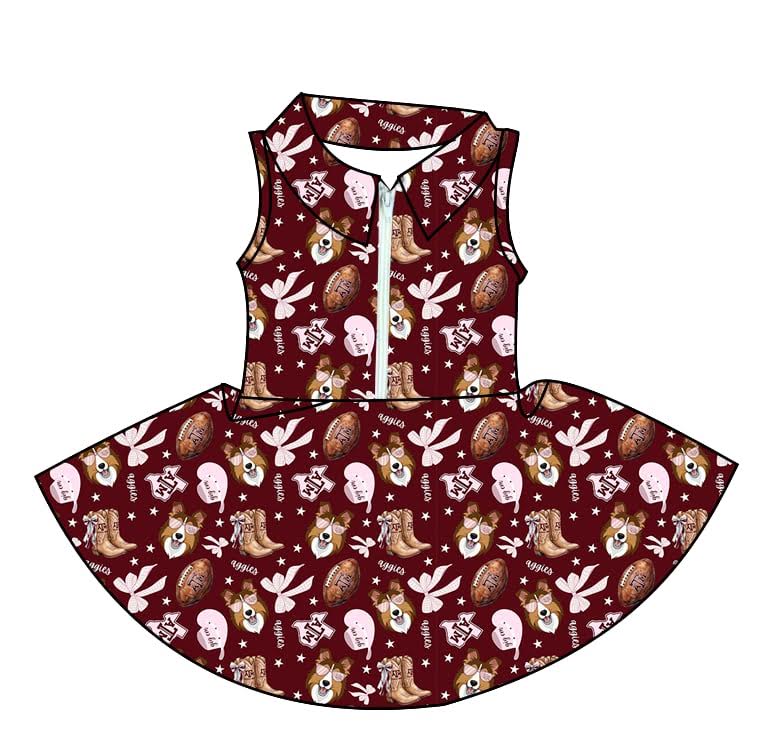 Girls Game Day Yoga Dress