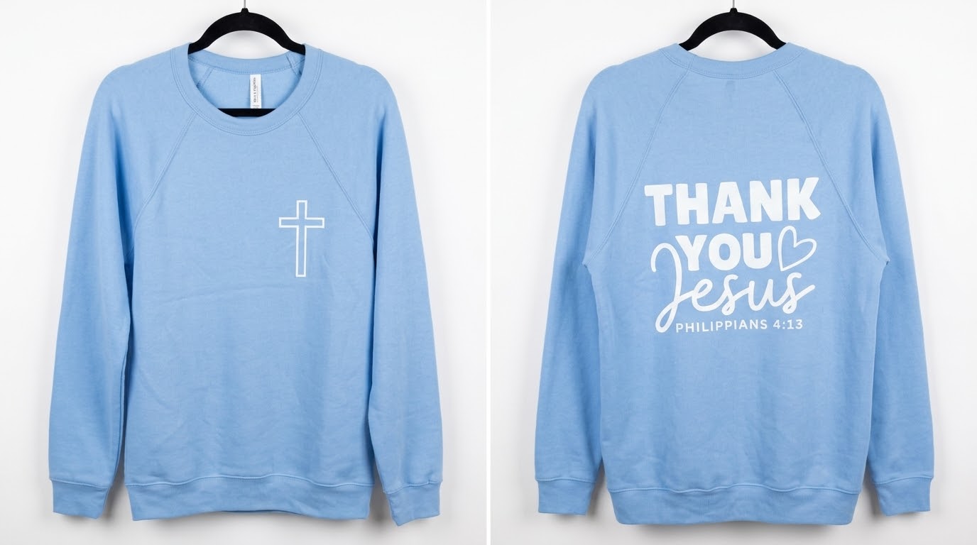 Thank You Jesus Adult Sweatshirt
