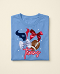 Light Blue TX Bows Tee
