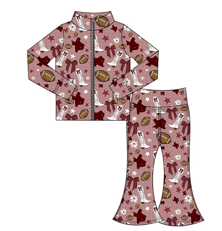 Girls Boots & Bows Yoga Set