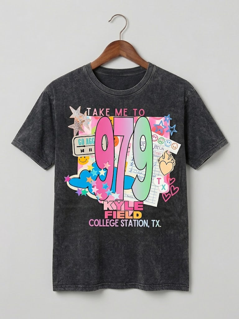 979 Acid Wash Adult Tee