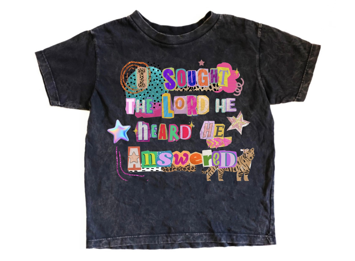 Sought The Lord Acid Wash Tee