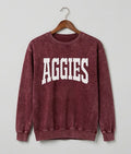 Mineral Wash Maroon Sweatshirt